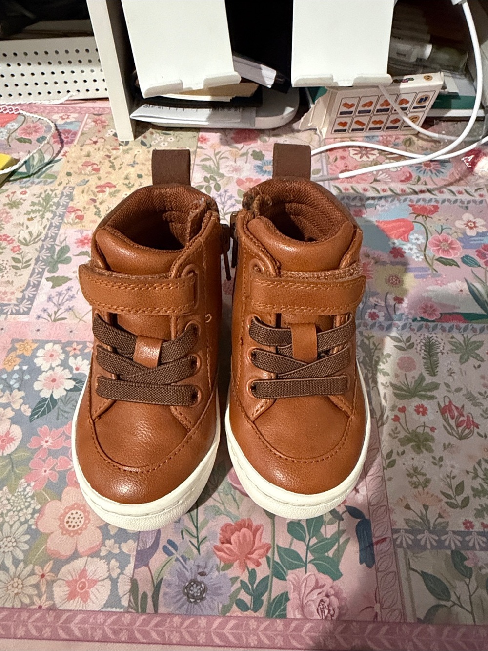 Cat & Jack Brown High-Top Sneakers for Kids